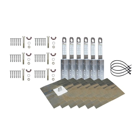 Super Anchor Safety ARS Tile Roof Fall Arrest Anchor Kit 14ga SST. 1020